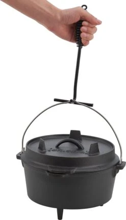 Dutch Oven Enkhuizen Met Deksel Gietijzer Zwart 4,2 L -Bbq Promotiewinkel 684x1200 3