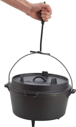 Dutch Oven Enkhuizen Met Deksel Gietijzer Zwart - 4 Varianten -Bbq Promotiewinkel 720x1200