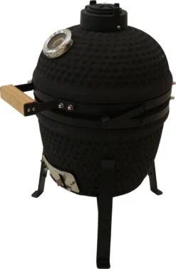 Patton Kamado Grill 13" - Keramisch - Kookoppervlak Ø 28 - Mat Zwart -Bbq Promotiewinkel 784x1200