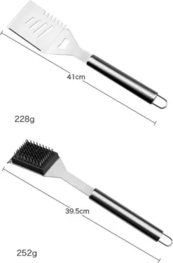 Sens Design BBQ Accesoires - 18 Delig - BBQ Gereedschapset Koffer -Bbq Promotiewinkel 788x1200