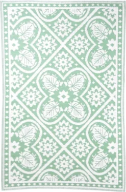 Esschert Design Buitenkleed 182x122 Cm Groen En Wit -Bbq Promotiewinkel 793x1200