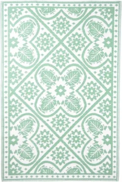 Esschert Design Buitenkleed 182x122 Cm Groen En Wit -Bbq Promotiewinkel 807x1200