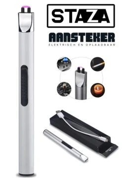 Staza Oplaadbare Lange Elektrische Aansteker - Duurzame Plasma Aansteker - Inclusief Cadeauverpakking - BBQ - Kaarsen 8 Staza Oplaadbare Lange Elektrische Aansteker - Duurzame Plasma Aansteker - Inclusief Cadeauverpakking - BBQ - Kaarsen -Bbq Promotiewinkel 824x1200 2