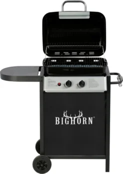 Bighorn Gasbarbecue En Grill – 2 Branders – Zwart -Bbq Promotiewinkel 851x1200