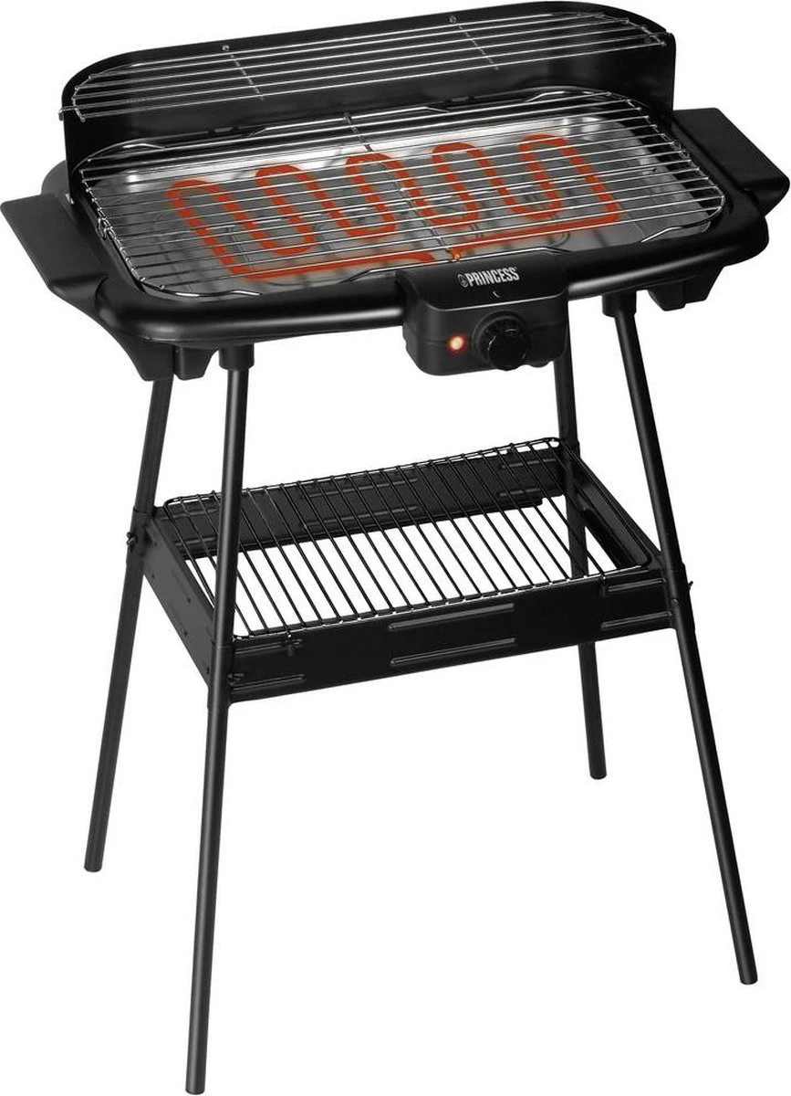 Princess 112247 Elektrische Barbecue – BBQ - Met En Zonder Statief Te Gebruiken - 47x28cm - 2000W 2 Princess 112247 Elektrische Barbecue – BBQ - Met En Zonder Statief Te Gebruiken - 47x28cm - 2000W - Afbeelding 2