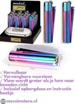 Metalen Clipper Aansteker - Vuursteenaansteker Icy 14 Metalen Clipper Aansteker - Vuursteenaansteker Icy -Bbq Promotiewinkel 870x1200 1