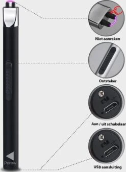 Oplaadbare Lange Elektrische Aansteker - Duurzame Plasma Aansteker - Inclusief Cadeauverpakking - BBQ - Kaarsen - Zwart 11 Oplaadbare Lange Elektrische Aansteker - Duurzame Plasma Aansteker - Inclusief Cadeauverpakking - BBQ - Kaarsen - Zwart -Bbq Promotiewinkel 879x1200 1
