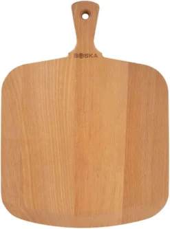 Boska Pizzaschep Amigo - Voor Warme En Koude Pizza - Kort Handvat - Beukenhout - 30 Cm Breed