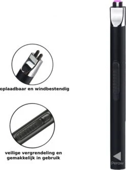 Oplaadbare Lange Elektrische Aansteker - Duurzame Plasma Aansteker - Inclusief Cadeauverpakking - BBQ - Kaarsen - Zwart 13 Oplaadbare Lange Elektrische Aansteker - Duurzame Plasma Aansteker - Inclusief Cadeauverpakking - BBQ - Kaarsen - Zwart -Bbq Promotiewinkel 894x1200 3