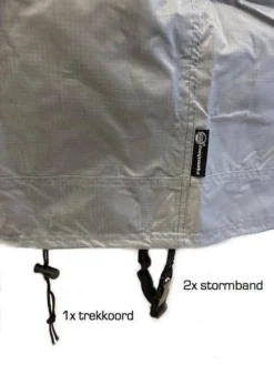 COVER UP HOC Diamond Bbq Hoes Rond - 70x80 Cm - Waterdicht Met Stormbanden En Trekkoord - Geschikt Voor O.a. Kamado, Big Green Egg, Grill Guru, The Bastard, Patton,Weber -Bbq Promotiewinkel 900x1200 18