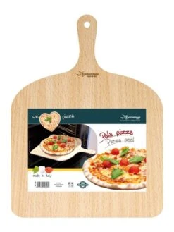 ETNA Pizza Set - Grote Pizzasteen & GRATIS Pizzaschep - 30 Cm X 38 Cm - Echt Italiaanse Pizzasteen - Broodbaksteen - BBQ Pizzasteen - Gemaakt Van Lavasteen Uit De Etna - Non-stick - Eppicotispai -Bbq Promotiewinkel 901x1200 1