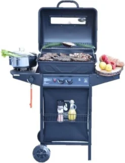 Halifax Gasbarbecue 5,5 KW - Buitenkeuken Met Lavasteen Grillplaat En Gaspit - 100x98 Cm -Bbq Promotiewinkel 921x1200 2
