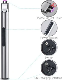 Staza - Oplaadbare Lange Elektrische Aansteker - Duurzame Plasma Aansteker - Inclusief Cadeauverpakking - BBQ - Kaarsen - Zwart 7 Staza - Oplaadbare Lange Elektrische Aansteker - Duurzame Plasma Aansteker - Inclusief Cadeauverpakking - BBQ - Kaarsen - Zwart -Bbq Promotiewinkel 936x1200