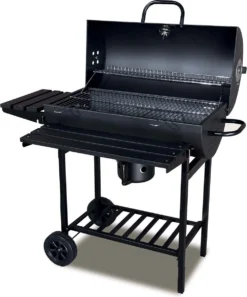 JAP Houtskoolbarbecue - Bbq Thermometer - 70 X 35 Cm - Zwart