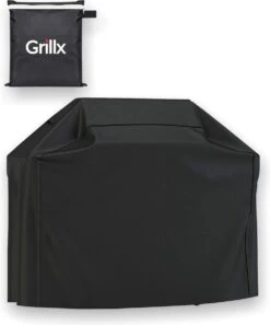 GrillX Barbecue Hoes - 170 X 61 X 117cm - BBQ Hoes Waterdicht - Beschermhoes Inclusief Trekkoord - BBQ Accesoires